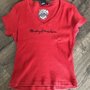 harley davidson ribbed tee